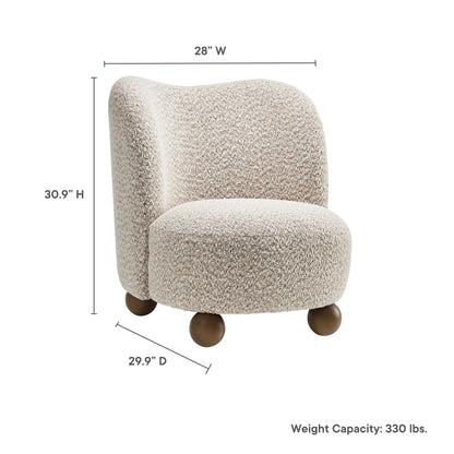 Monroe Boucle Fabric Accent Chair by Modway