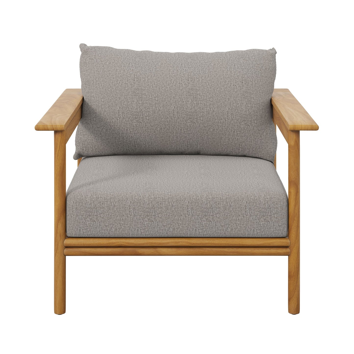 Wren Outdoor Patio Teak Wood Armchair Set of 2 by Modway