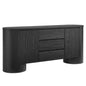 Duval 71" Rounded Sideboard Storage Cabinet by Modway
