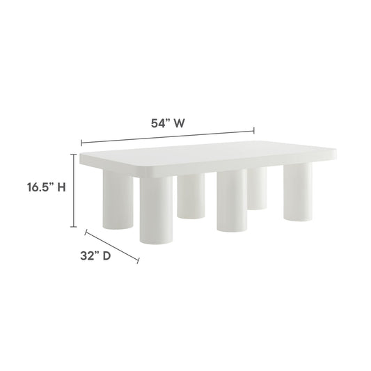 Cleo 54-Inch Rectangular Coffee Table by Modway