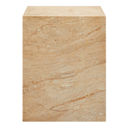 Jordana Square Plinth Indoor - Outdoor Patio Concrete Side Table