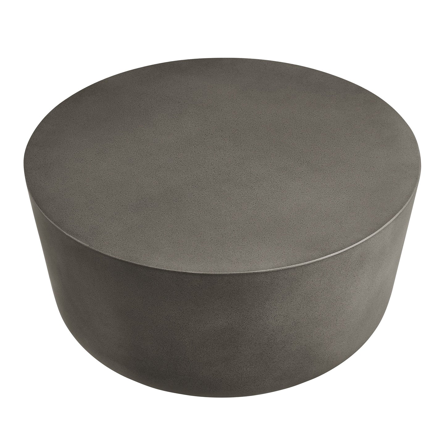 Brion Round Indoor-Outdoor Concrete Coffee Table by Modway