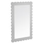 Emmeline Scalloped Rectangle Wall Mirror by Modway