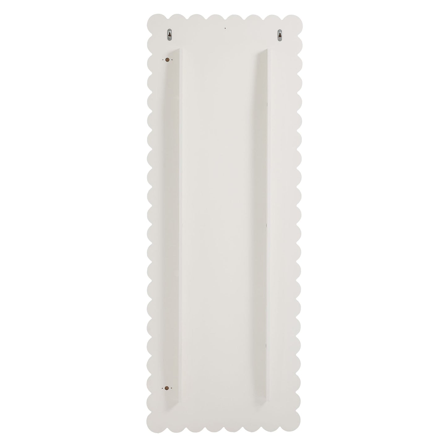 Emmeline Scalloped Rectangle Floor Mirror by Modway
