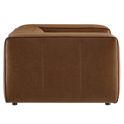 Auren Upholstered Vegan Leather Modular Armchair by Modway