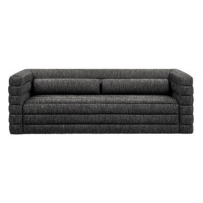 Relle Channel Tufted Boucle Upholstered Sofa by Modway