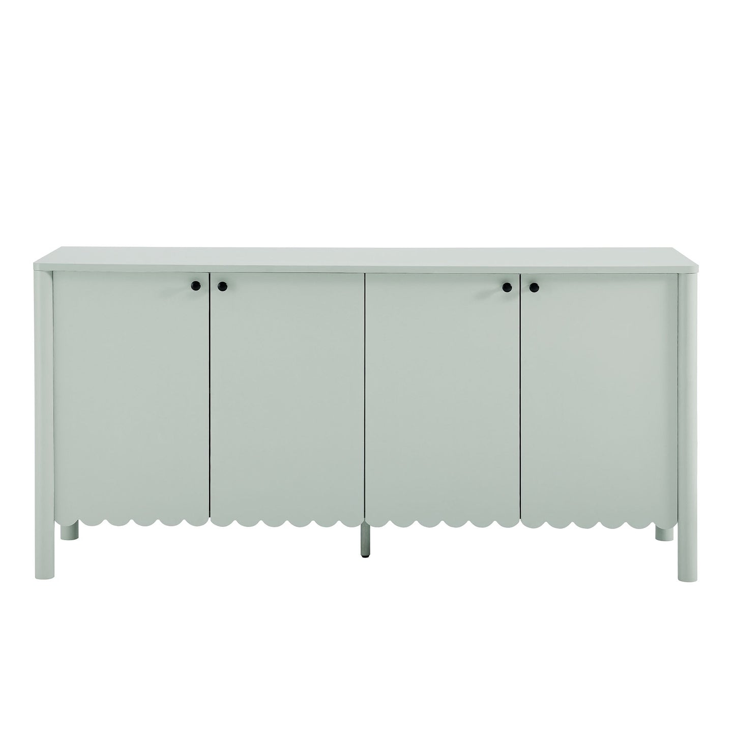 Emmeline 66" 4-Door Scalloped Sideboard Cabinet by Modway
