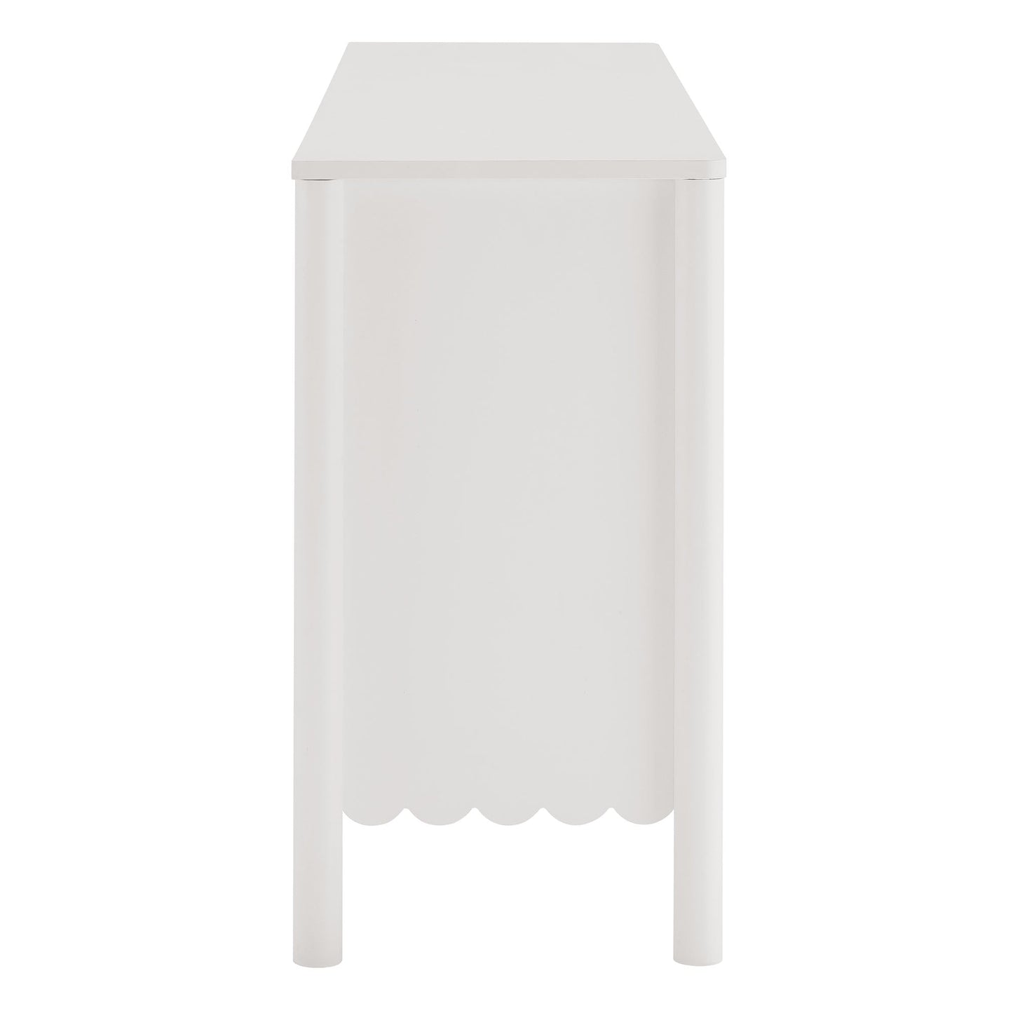 Emmeline 66" 4-Door Scalloped Sideboard Cabinet by Modway