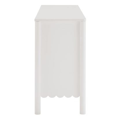 Emmeline 66" 4-Door Scalloped Sideboard Cabinet by Modway