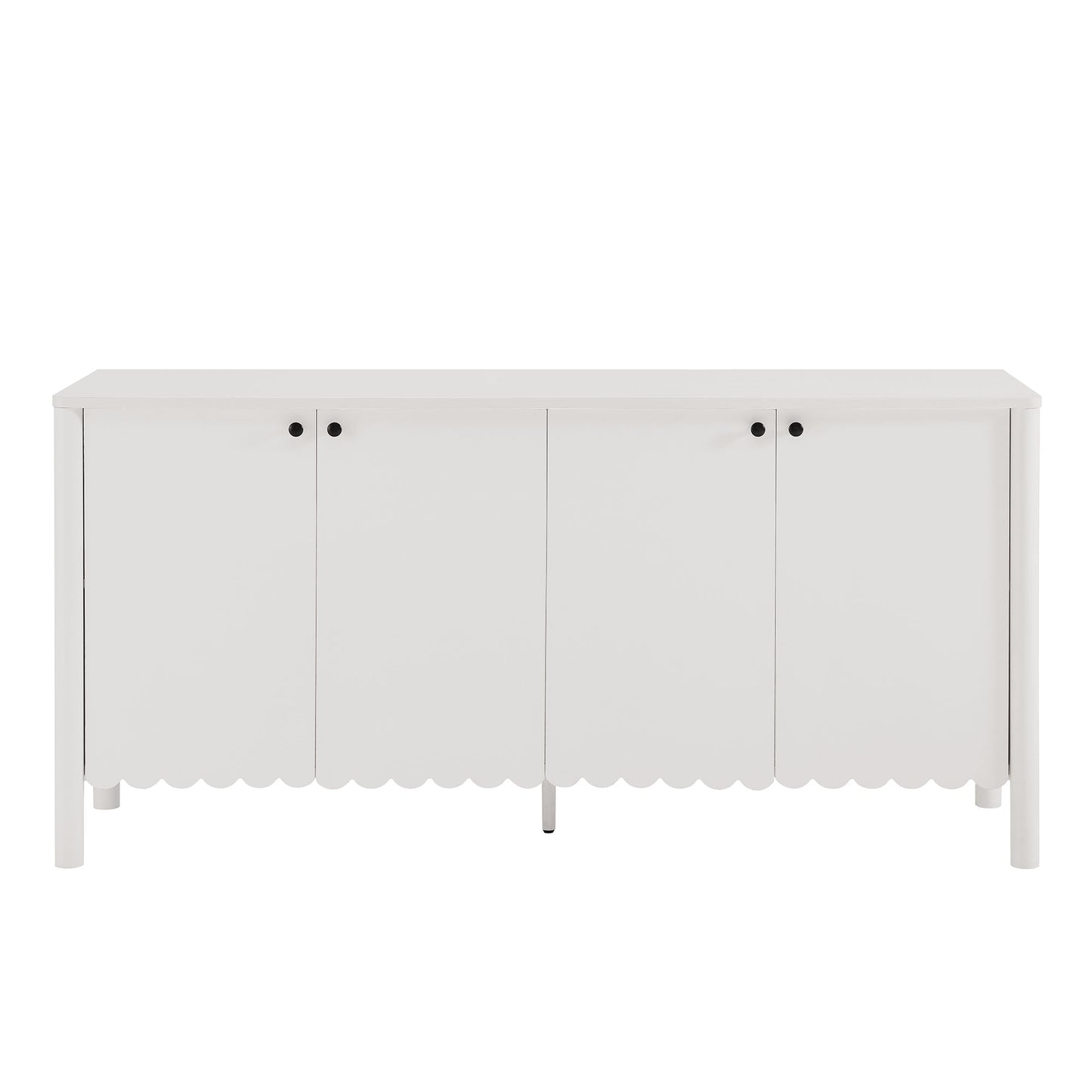 Emmeline 66" 4-Door Scalloped Sideboard Cabinet by Modway