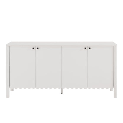 Emmeline 66" 4-Door Scalloped Sideboard Cabinet by Modway
