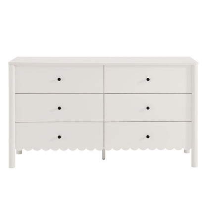 Emmeline Scalloped 6-Drawer Dresser by Modway