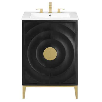 Beau 24" Wood Bathroom Vanity with Basin by Modway