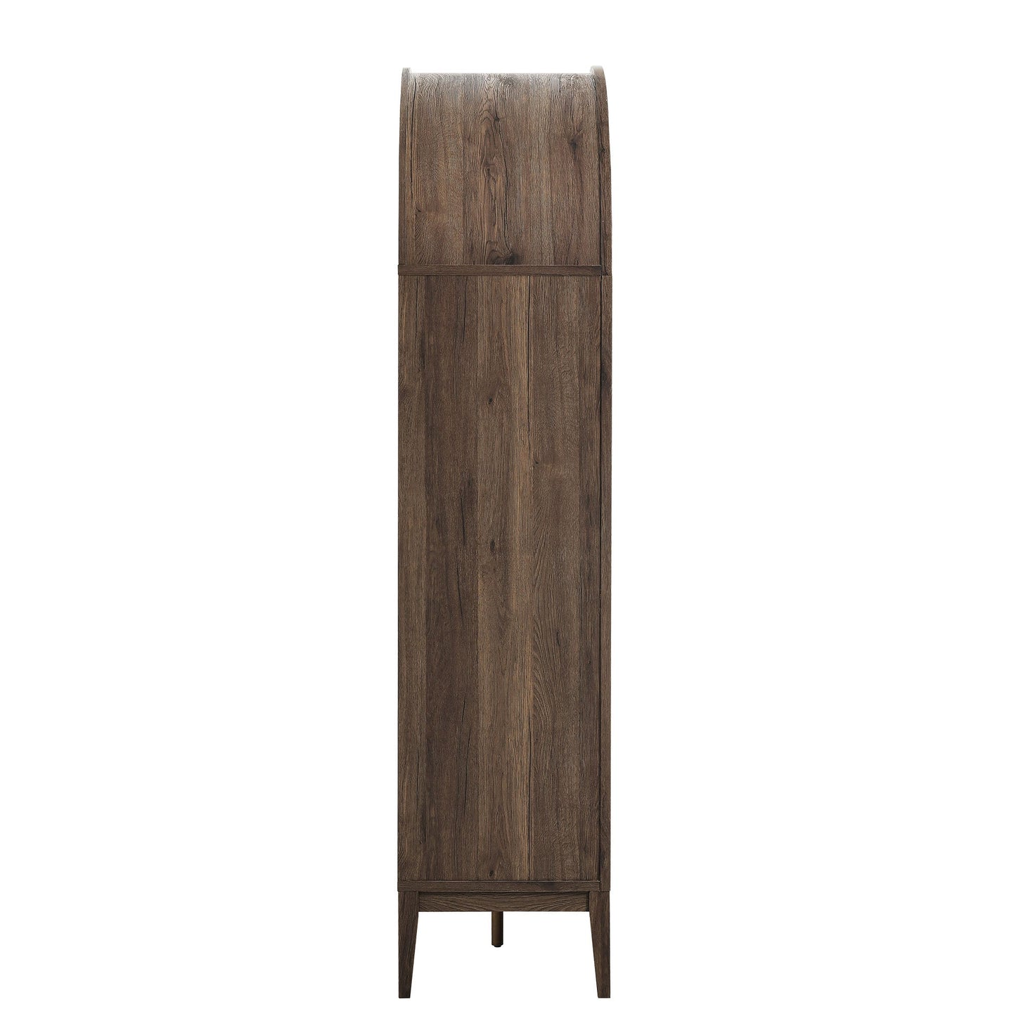 Nolan 74" Tall Wide Arched Storage Display Cabinet Bookshelf by Modway