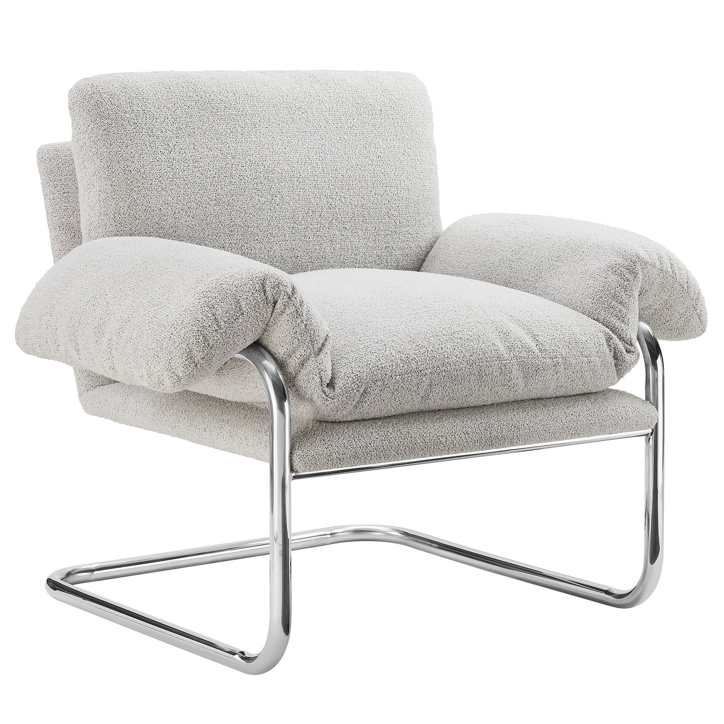 Ansel Boucle Fabric Accent Chair by Modway