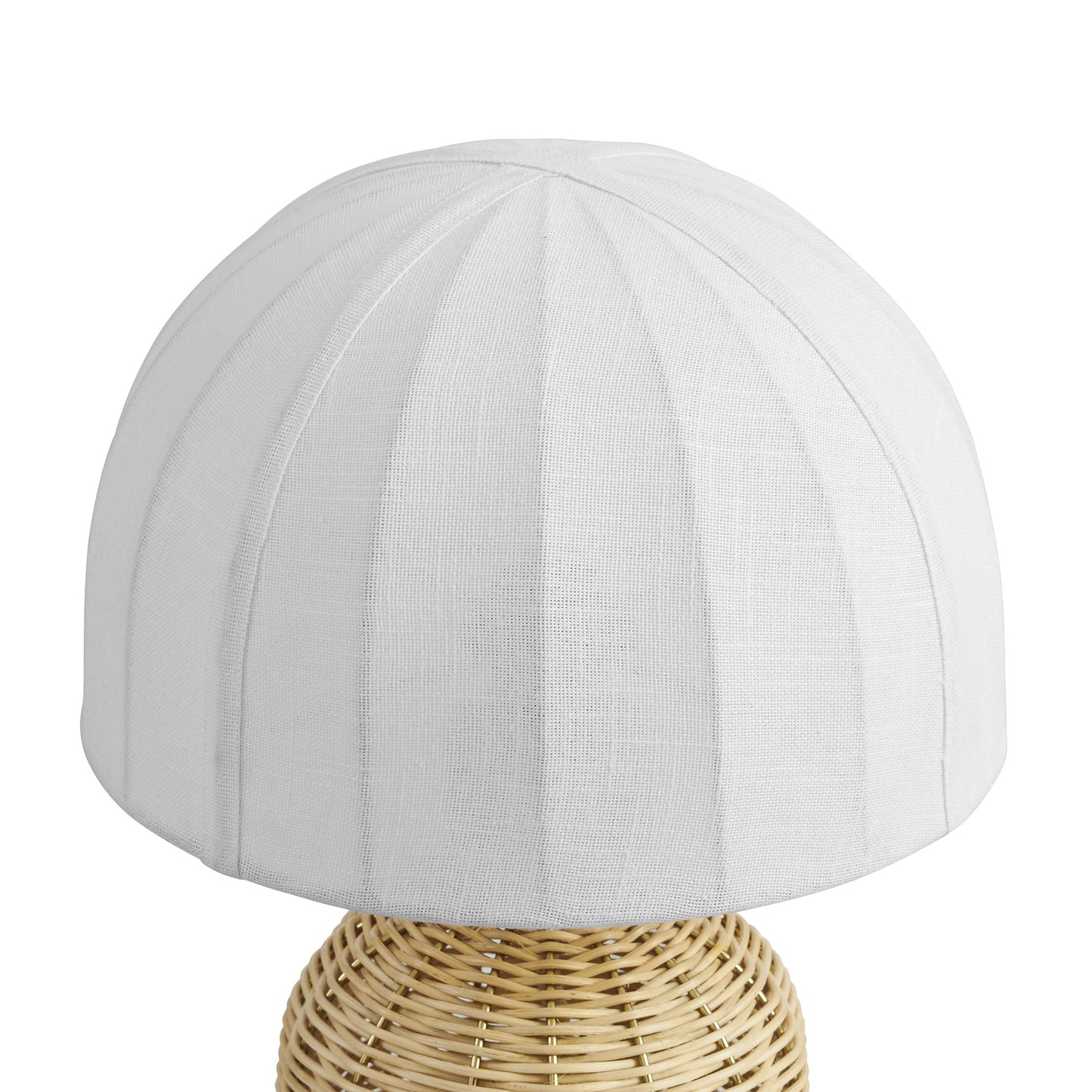 Santo Rattan Table Lamp with Dome Shade by Modway