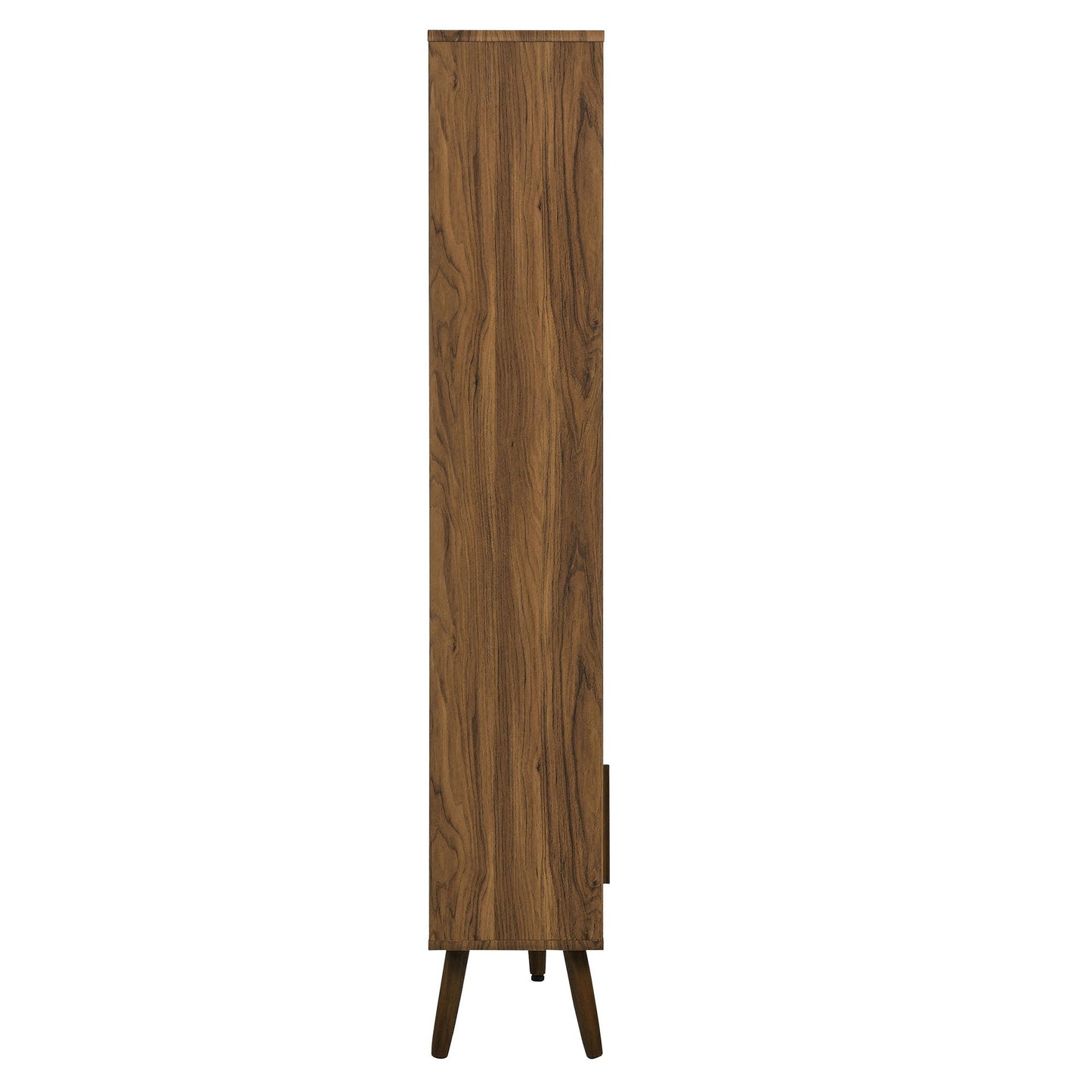 Transmit 59" Bookcase with Sliding Doors by Modway