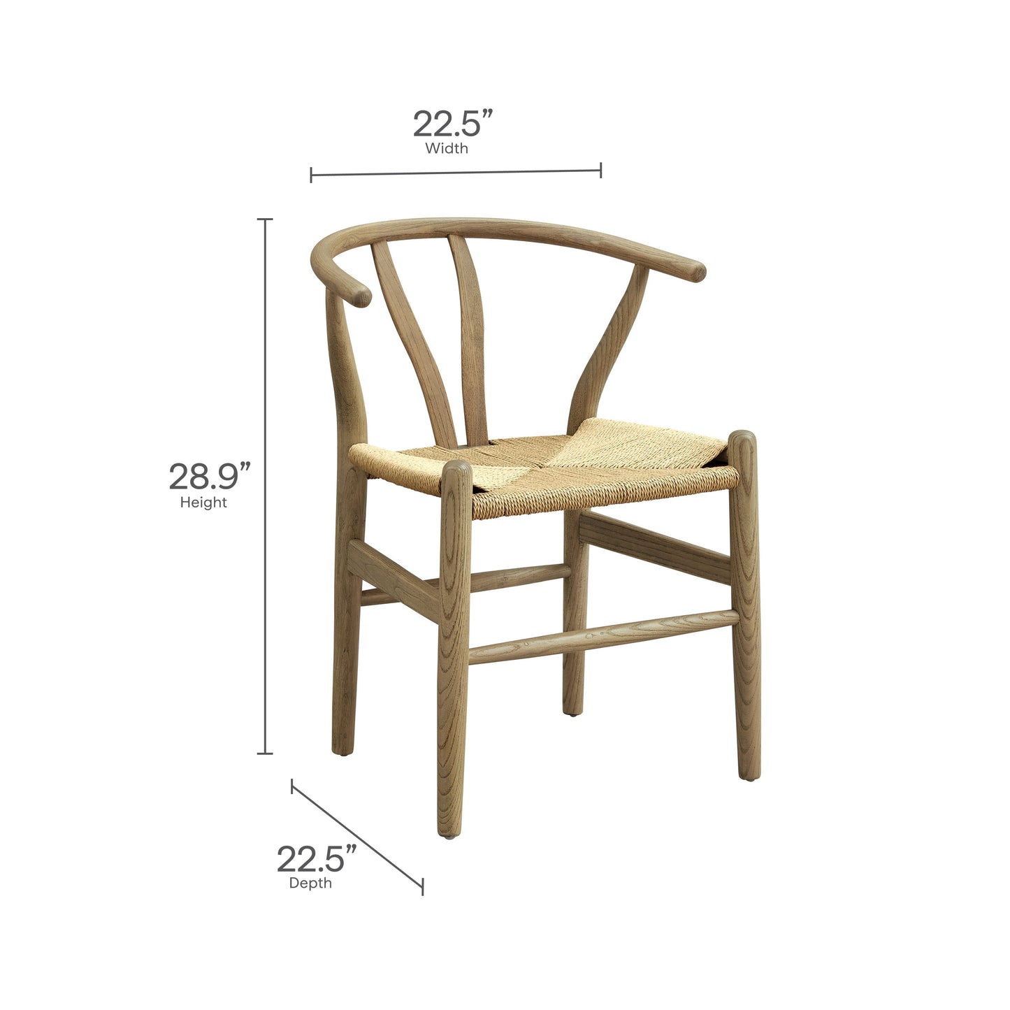 Amish 29" Wood Dining Chair by Modway