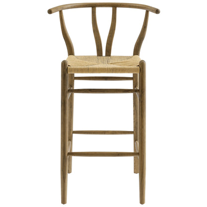 Amish Wood Bar Stool by Modway