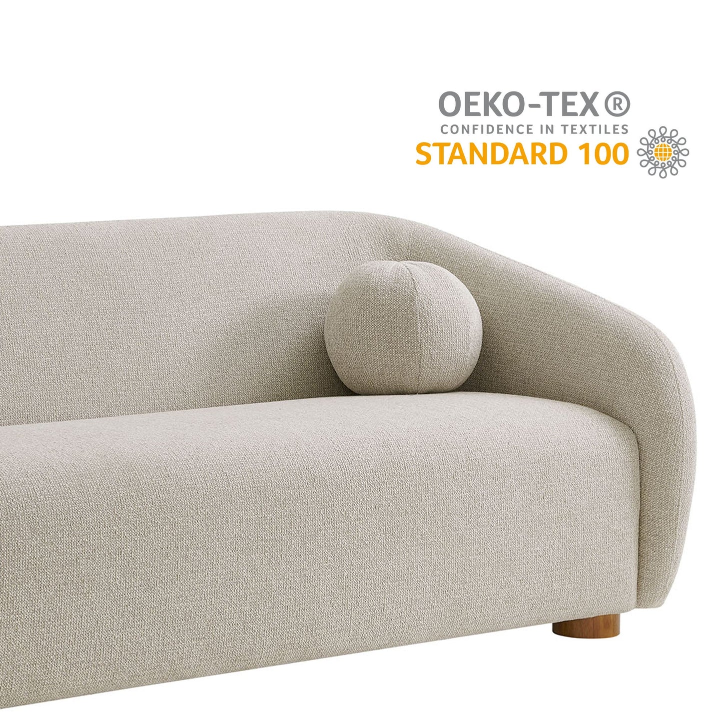 Holland 85" Chenille Fabric Sofa by Modway