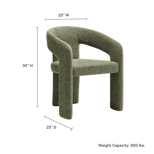 Oslo Barrel Fabric Upholstered Dining Accent Chair by Modway