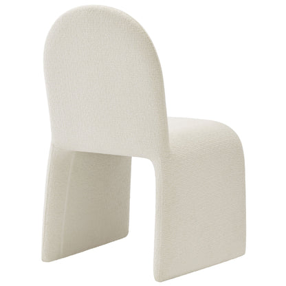 Junia Boucle Upholstered Armless Dining Chair by Modway