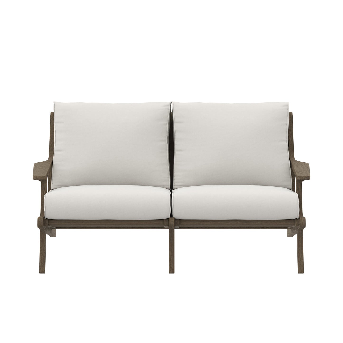 Saratoga Outdoor Patio Teak Wood Loveseat by Modway