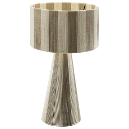 Renae Handwoven Cotton Thread Striped Table Lamp by Modway