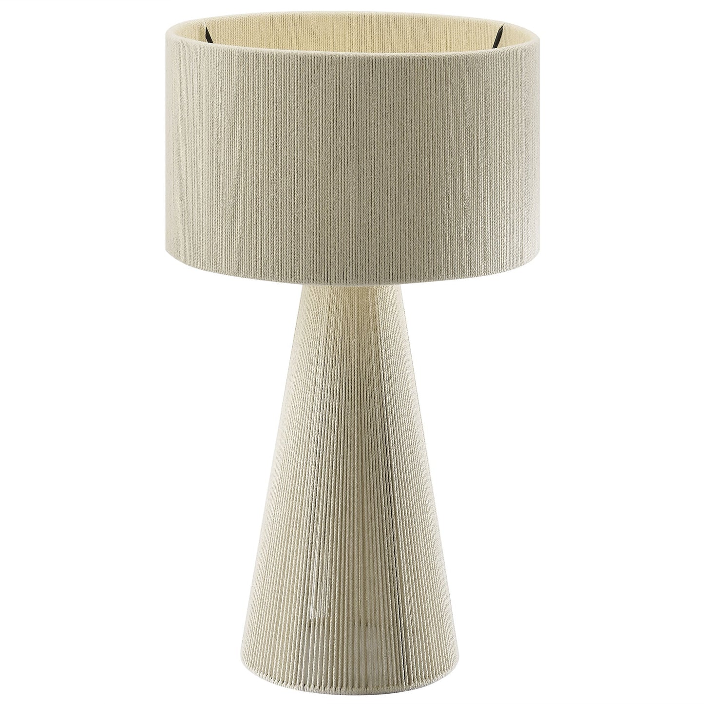 Gia Handwoven Cotton Thread Table Lamp by Modway