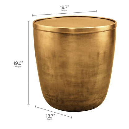 Viora Metal Storage Side Table by Modway