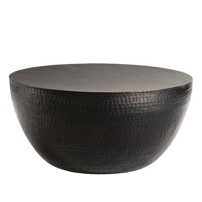 Mella 32 Inch Metal Hammered Coffee Table by Modway