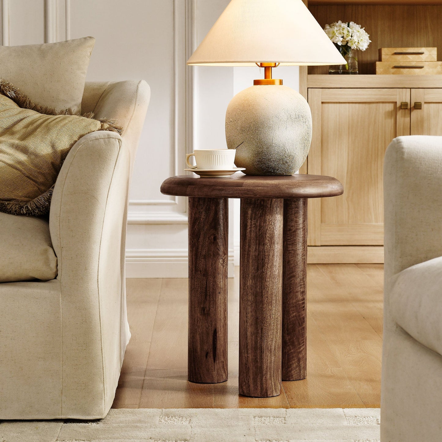 Mavina Mango Wood Side Table by Modway