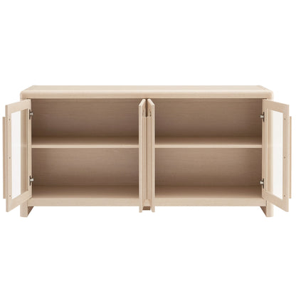 Evren 4-Door Sideboard Storage Display Cabinet by Modway
