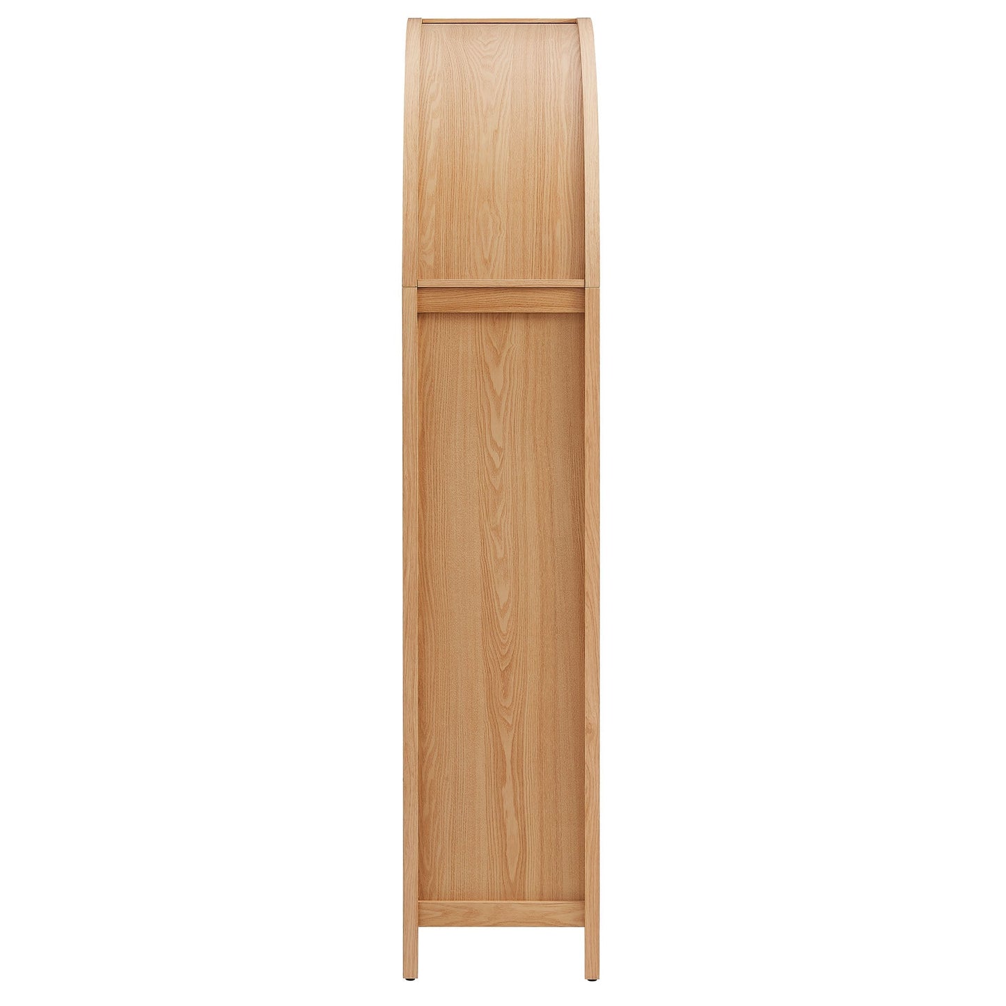 Calista 79" Tall Wide Rattan Arched Storage Cabinet by Modway