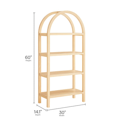 Vexley 60 Inch Arched Bookshelf by Modway