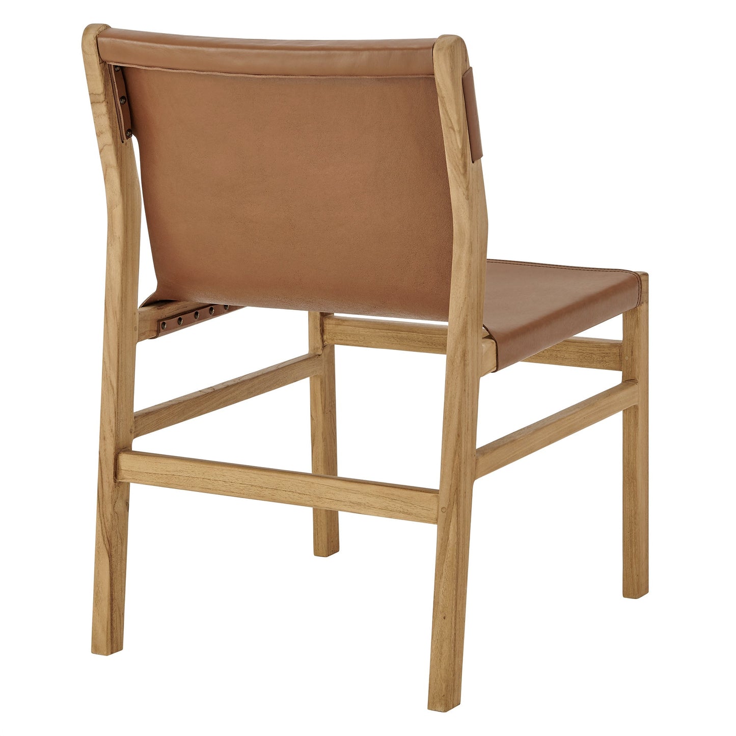Sonora Leather Dining Side Chair by Modway