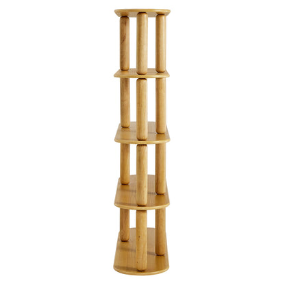 Arcus 4-Tier Oval Wood Bookshelf by Modway