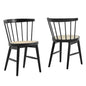 Lykke Curved Spindle Back Dining Chairs Set of 2 by Modway