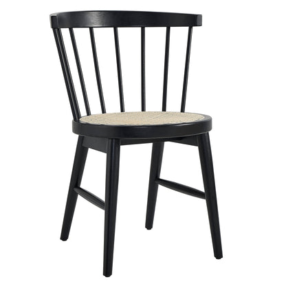 Lykke Curved Spindle Back Dining Chairs Set of 2 by Modway