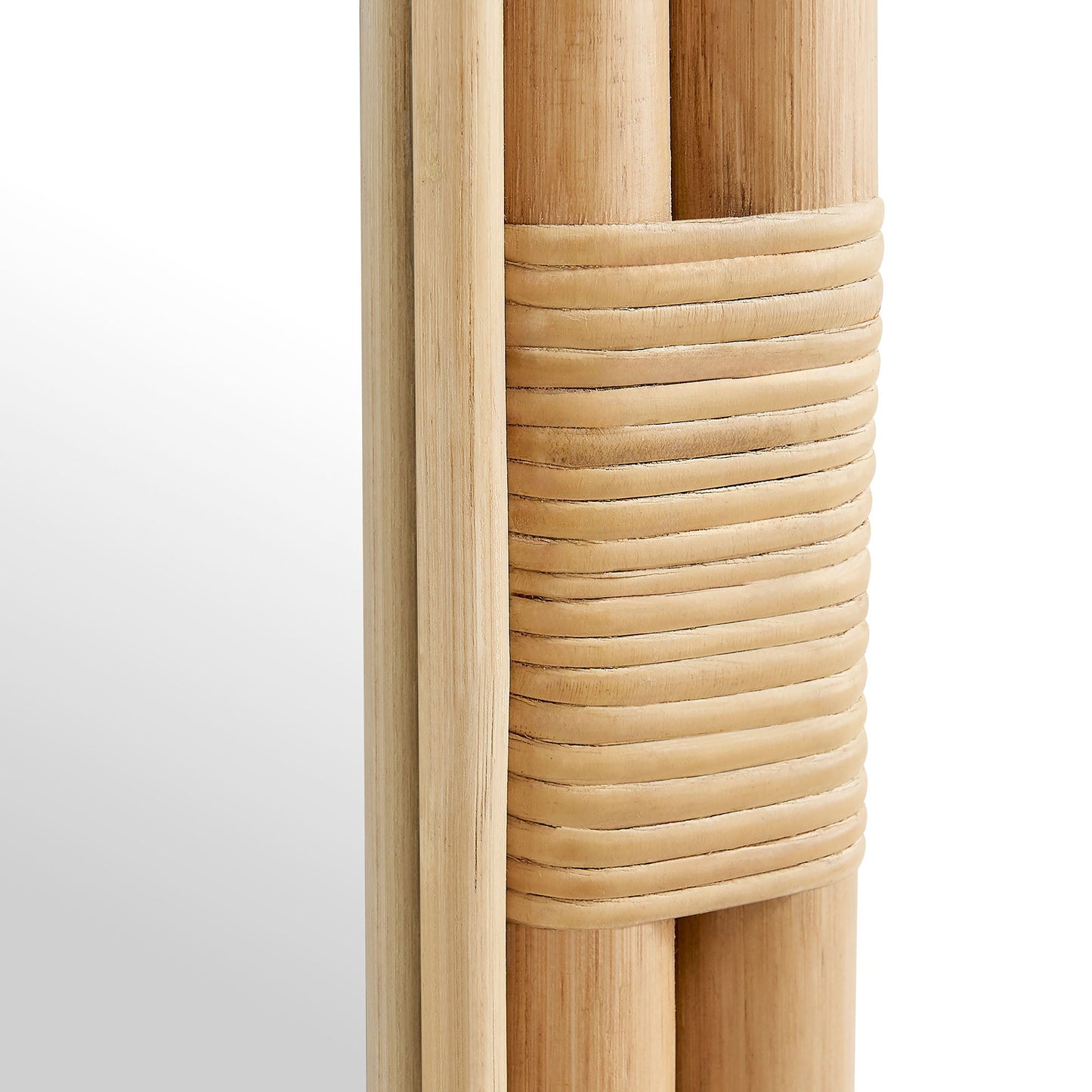 Corsica Oval Rattan Wall Mirror by Modway