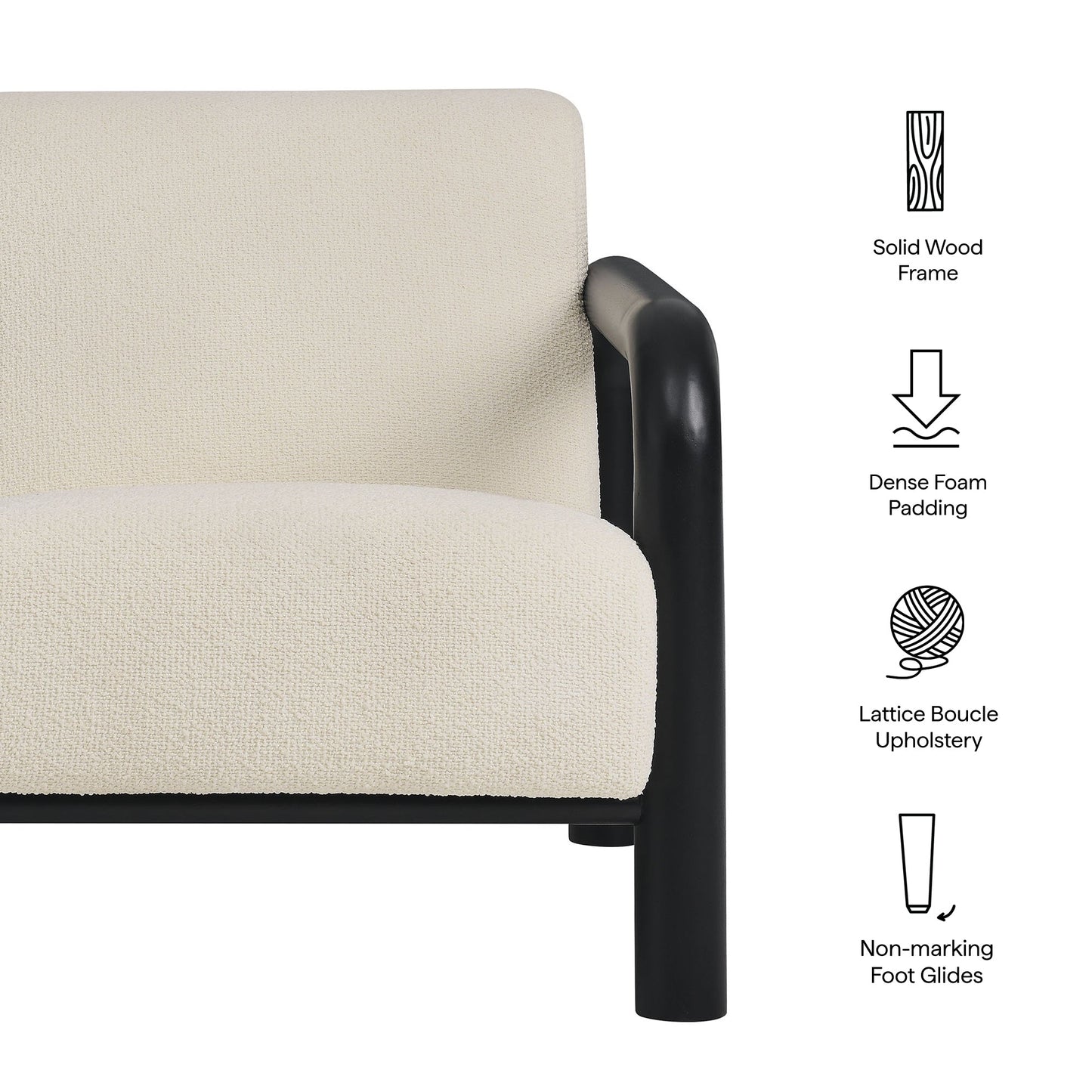 Sereno Boucle Accent Chair by Modway