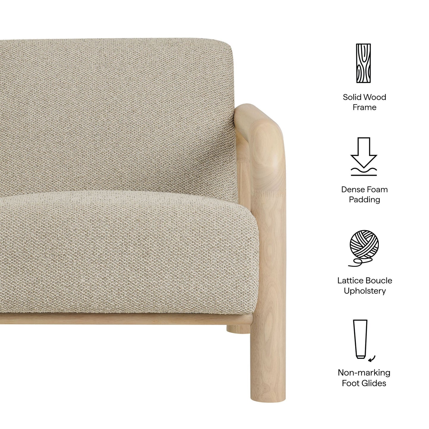 Sereno Boucle Accent Chair by Modway