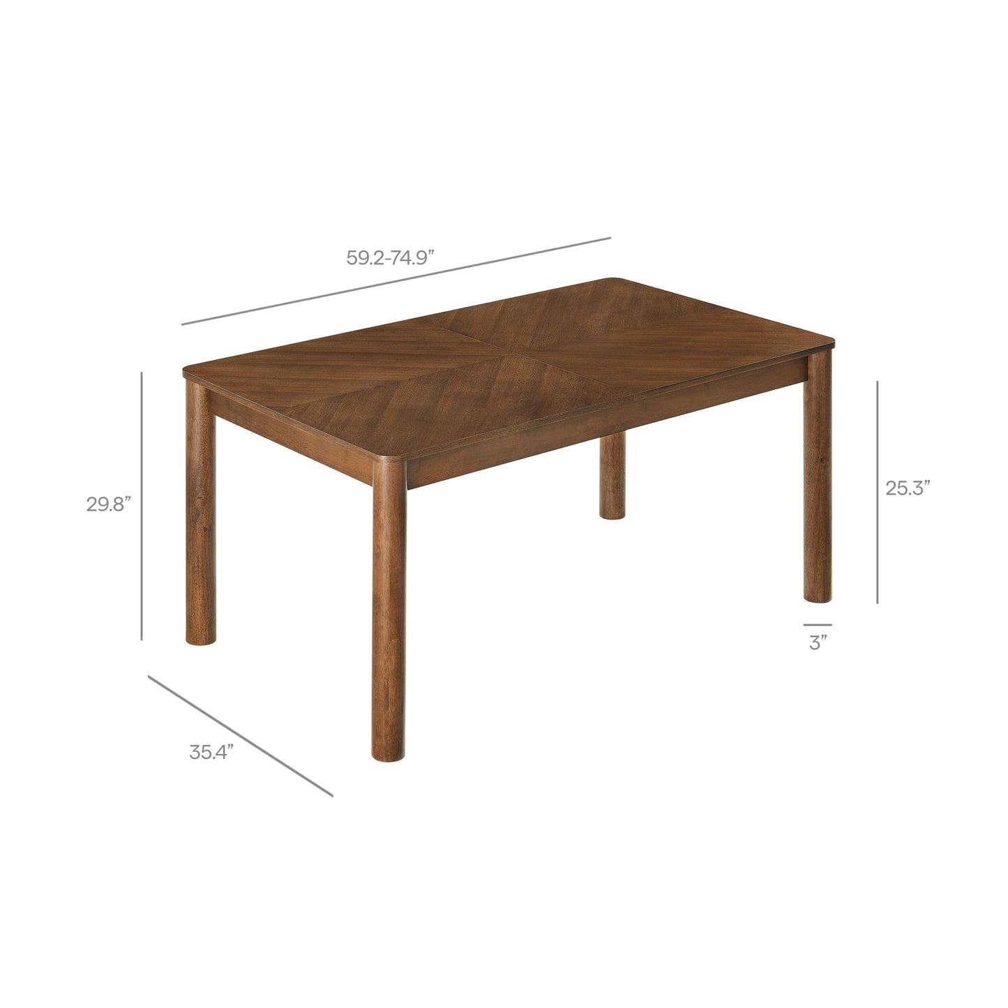 Alba Extendable Dining Table by Modway