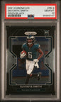 Graded 2021 Panini Chronicles Devonta Smith #PB8 Prizm Black Rookie RC Football Card PSA 10