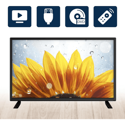 Emerson 24" Class Widescreen AC/DC 12V HD LED Television with DVD Player