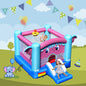 3-in-1 Elephant Theme Inflatable Castle without Blower