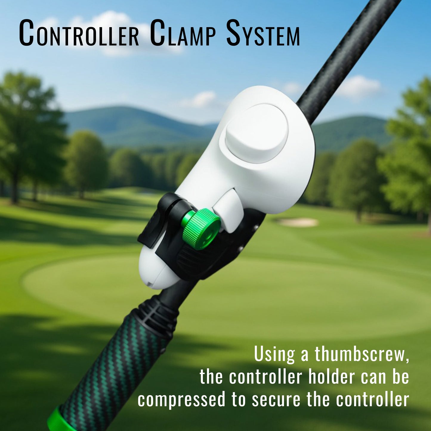 DriVR Elite Mini -  Adjustable VR Weighted Golf Club Handle Accessory - Compatible with Quest 2, 3/3s, and Pro