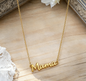 Mama Letter Stainless Steel Necklace