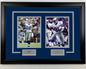 Framed Emmitt Smith and Michael Irvin Dallas Cowboys 17x23 Dual Football Photo