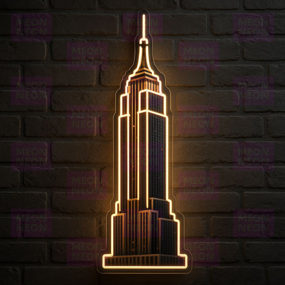 Empire State Building Neon Sign